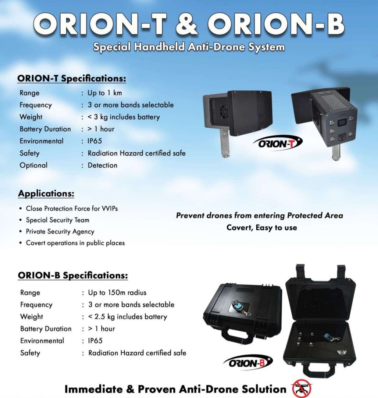 ORION-T & ORION-B